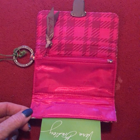 New Vera Bradley Paisley Meets Plaid Quick Swipe ID - Picture 4 of 4